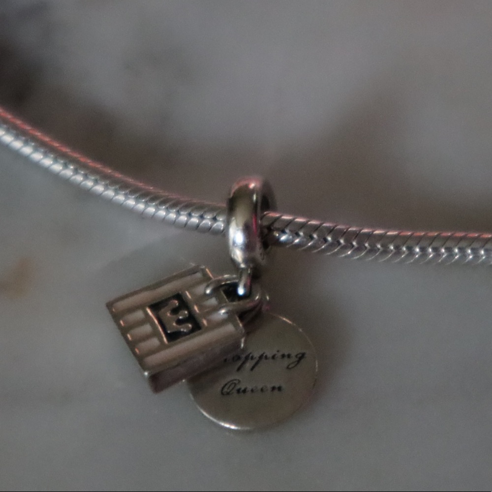 Authentic Pandora Shopping Queen Charm